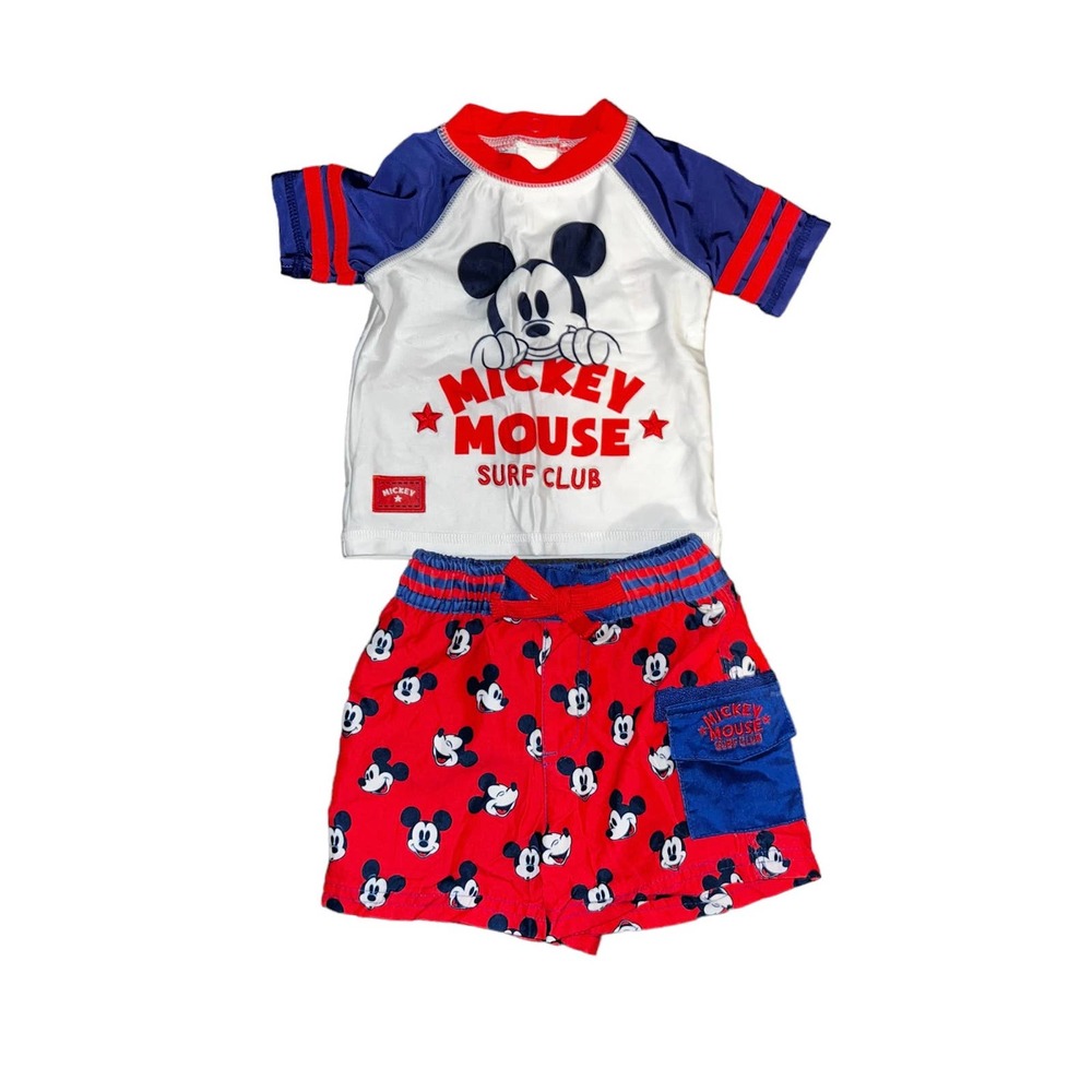 Mickey Mouse Swim Set | Disney | Red Blue | 3-6mos